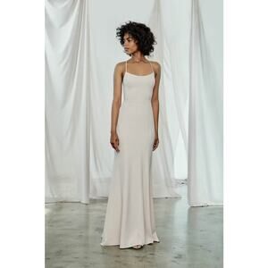 Amsale Taryn Dress Wedding Gown Ballerina Elegant Size 6